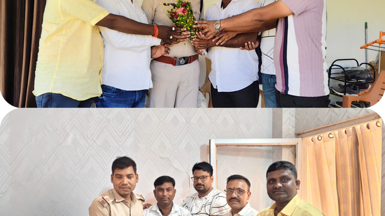 नये थाना प्रभारी एवं पुलिस निरीक्षक से मिले विधायक प्रतिनिधि