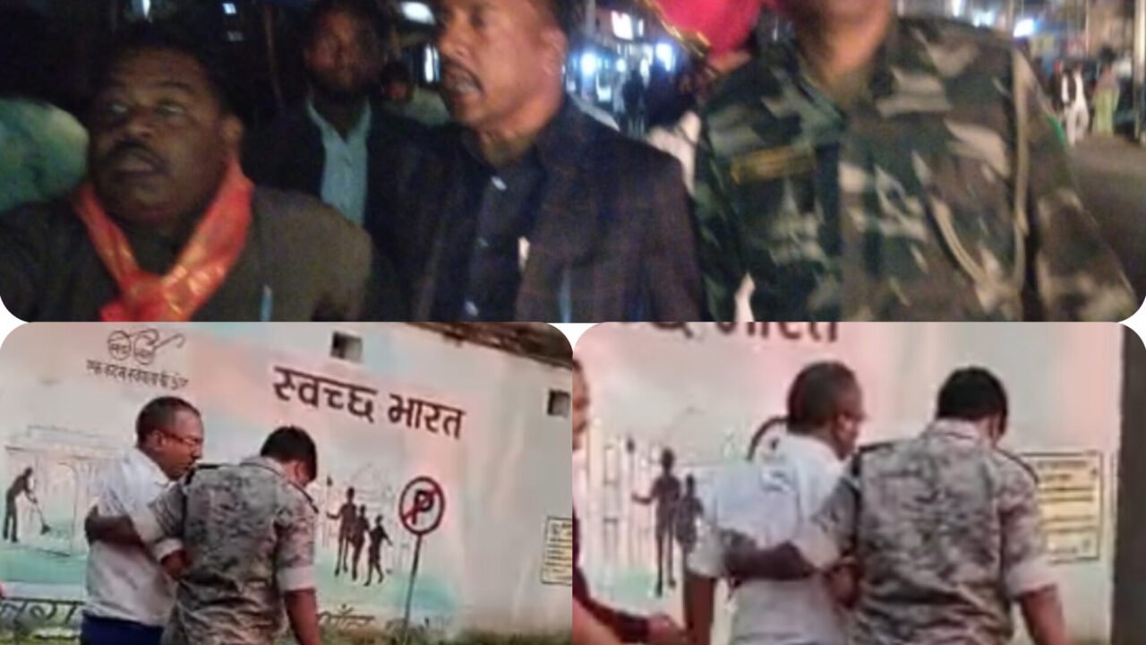 मझिआंव से निलंबित सीओ को हिरासत में मनीका पुलिस लिया,शिव बारात में अपरा तफरी,नशे की हालत में थार से मारी कई वाहनों में टक्कर