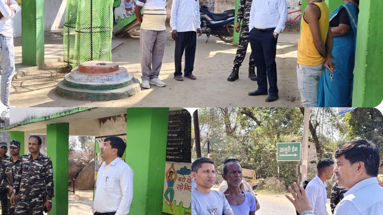 एसडीएम ने संवेदनशील एवं अति संवेदनशील मतदान केंद्रों का किया निरीक्षण