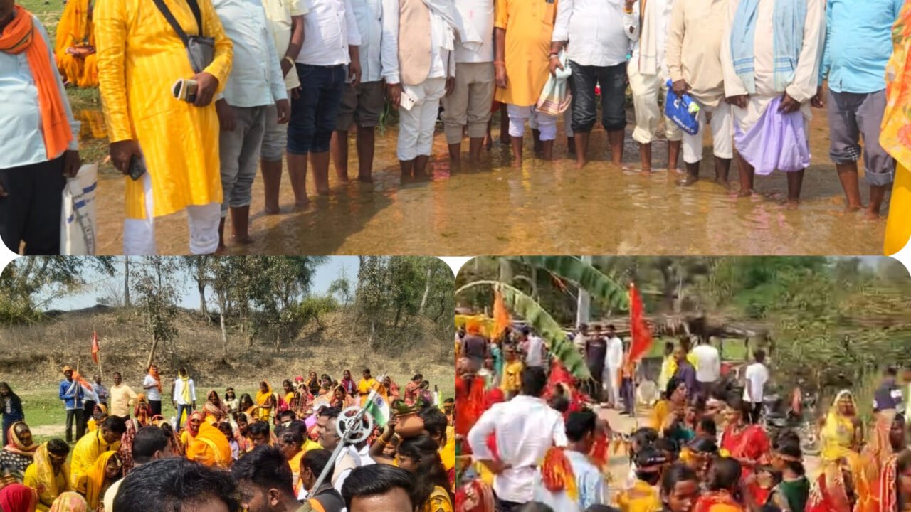 पांच दिवसीय महा सत्यचण्डी यज्ञ एवं प्राण-प्रतिष्ठा को लेकर निकाली गई कलश यात्रा,उमड़ी श्रद्धालुओं की भीड़